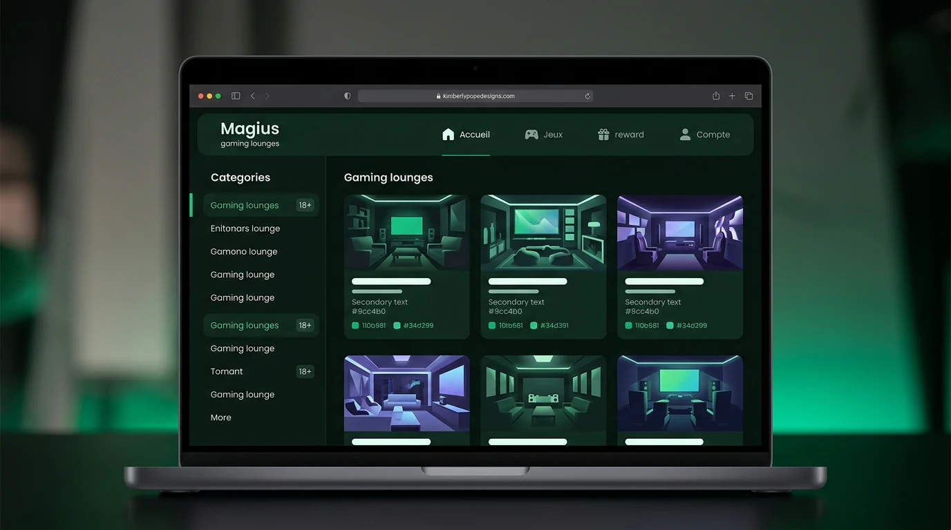 Interface et navigation : première impression de Magius Casino