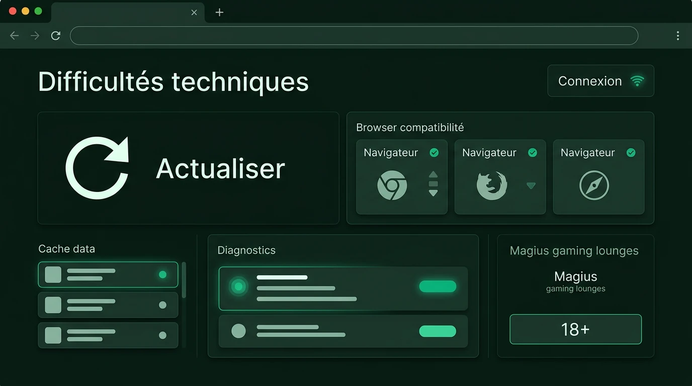 Difficultés techniques