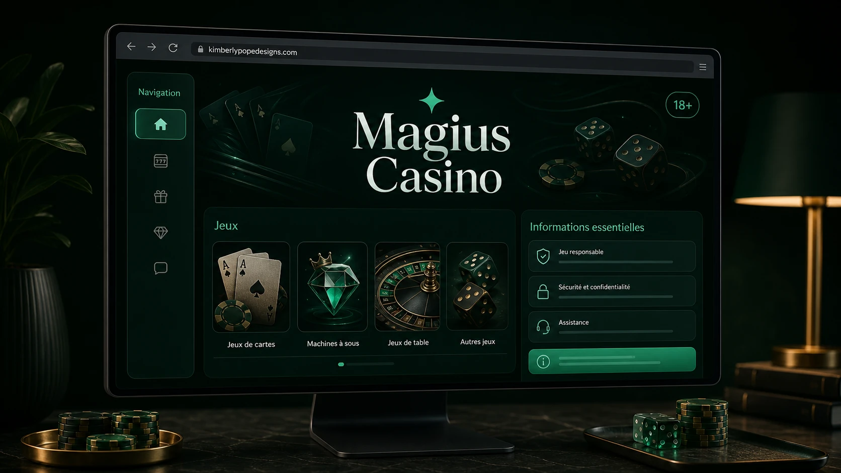 Magius Casino : informations essentielles sur la plateforme en ligne