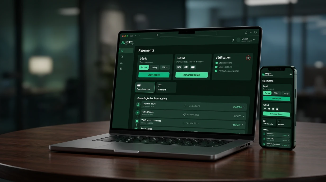 Paiements Magius : informations essentielles sur les transactions